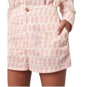 Faherty Malibu Organic Cotton Shorts‎ M Boho Feminine Summer Vacation Travel